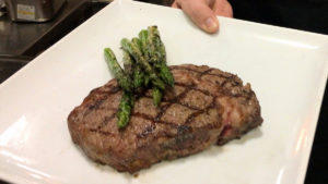 The Range Steakhouse serves up juicy steaks, seasonal specialties